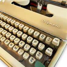 Load image into Gallery viewer, White Olympia SM5 Typewriter