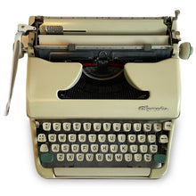 Load image into Gallery viewer, White Olympia SM5 Typewriter