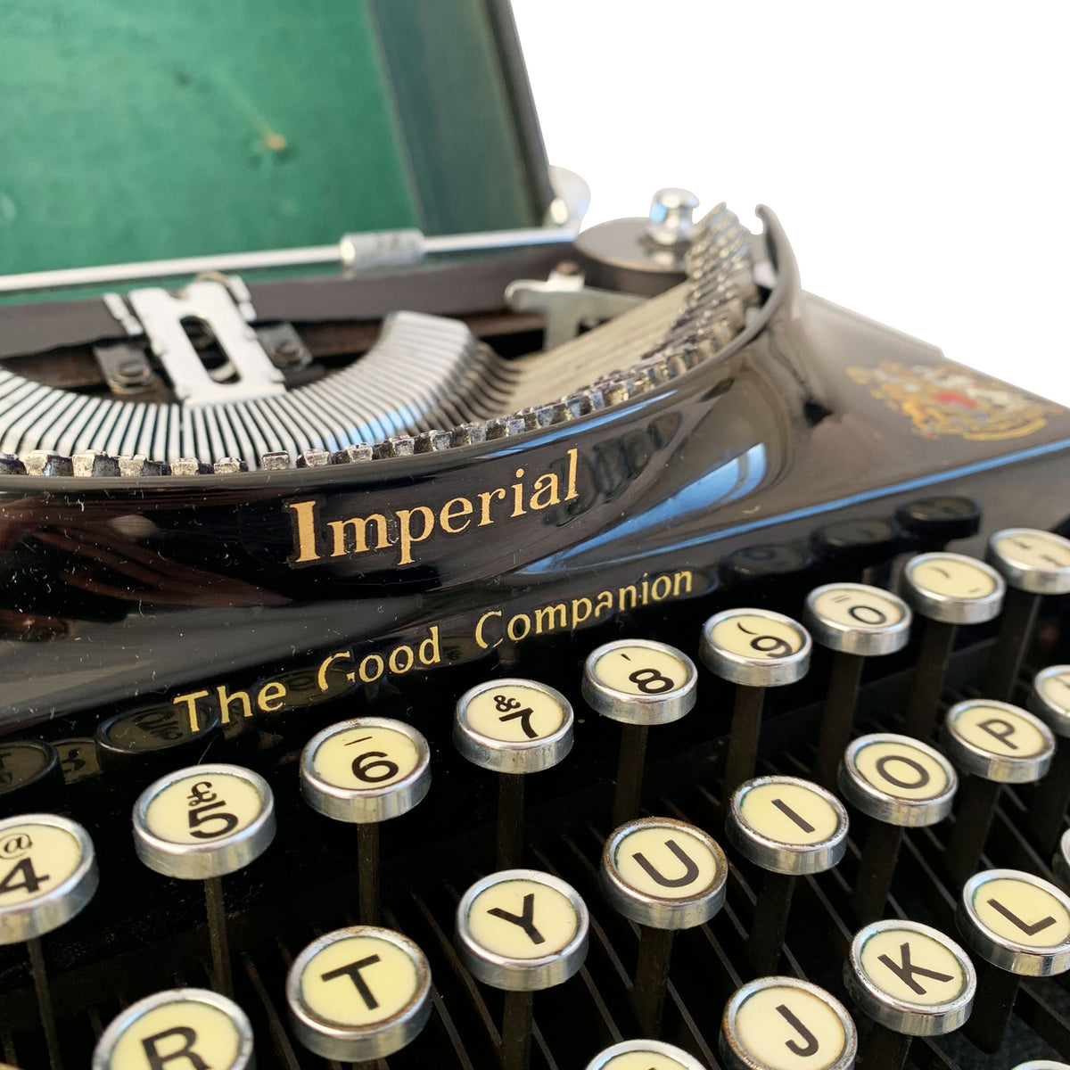 Imperial Good Companion Typewriter Rare Case Professionally Serviced