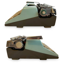 Load image into Gallery viewer, Blue Olympia SM7 Typewriter