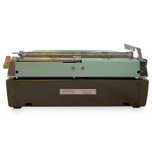 Blue Olympia SM7 Typewriter