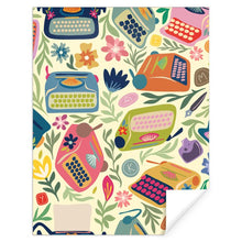 Load image into Gallery viewer, Vibrant Folk Style Typewriter Pattern