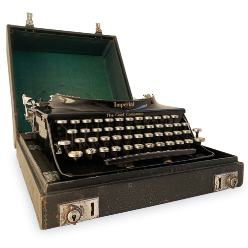 Imperial Good Companion Typewriter - Rare Case